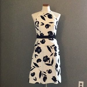 Ann Taylor Black & White Petite Spring Dress